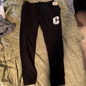Mens X-Large Black Champion Joggers. NWT